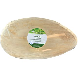Palmleaf Oval Plate 12" P25 X 4