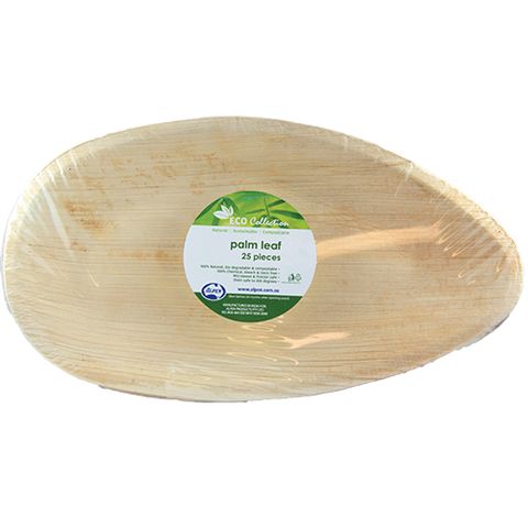 Palmleaf Oval Plate 12" P25 X 4