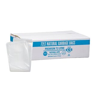 Austar Packaging 72L Premium Clear LDPE Bin Liner Star Seal 900x760mm x250
