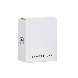 Pure White Shower Cap with Hair Band (ctn 500)