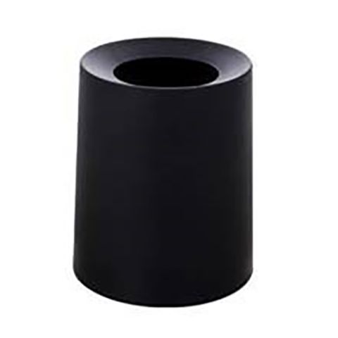 JVD Bin - Round plastic double layer brown inner liner 8L water resistance H257/215/195mm Matt Black (ctn 12)