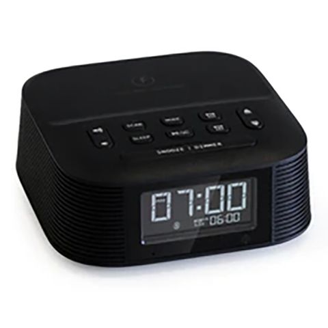 JVD Blutooth radio clock with wireless charging & USB ports (ctn 12)