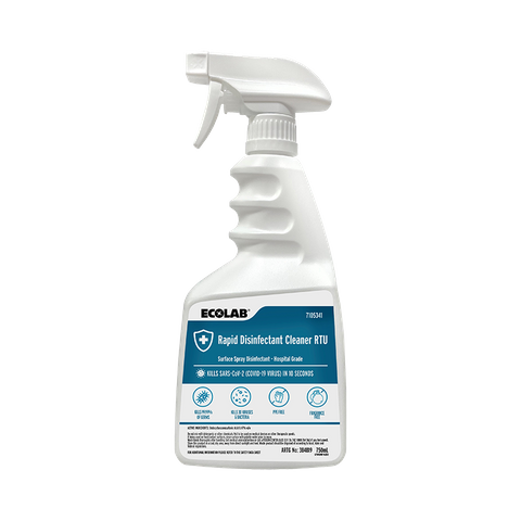 Ecolab RAPID DISINFECTANT CLEANER RTU 750ML