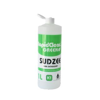 RapidClean Sudzee Dishwashing Liquid Bottle Only - no cap - 1L