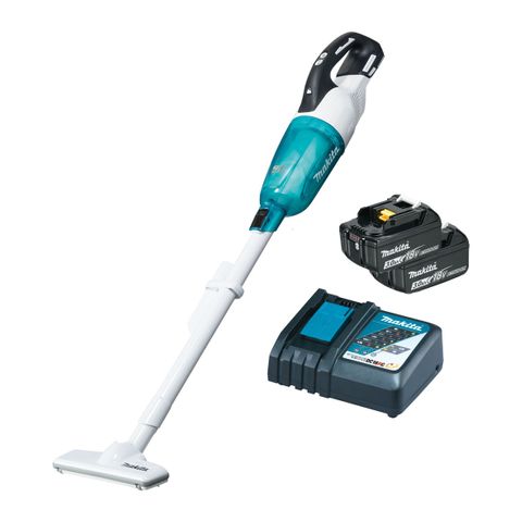 Makita 18V BRUSHLESS Stick Vacuum Kit - DC18RC + 2x BL1830B