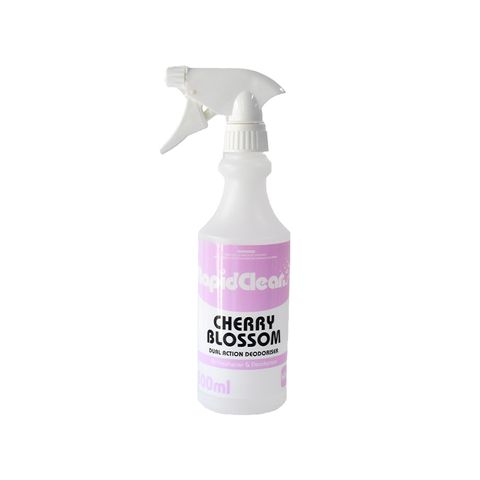 RapidClean Cherry Blossom Dual Action Disinfectant & Air Freshener Bottle Only - no cap -500ml