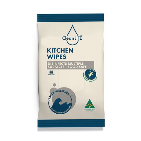 Kitchen Wipes  260mm x 200mm Soft Pack  of 25 Wipes