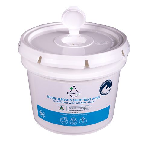 Multipurpose Disinfectant Wipes 180 x 260mm  Tub  of 400 Wipes