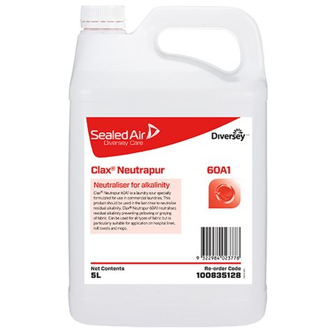 Diversey Clax Sure Link Neutrapur 60A1 5L Formic Acid Liquid Sour