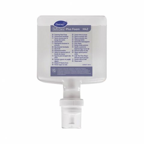 Diversey Soft Care Plus Foam Intellicare 1.3L Gentle Anti-Bacterial Hand Wash