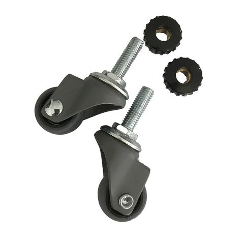 Rc1 Compact Commercial Scrubber Castor wheels and nut 2 pcs each