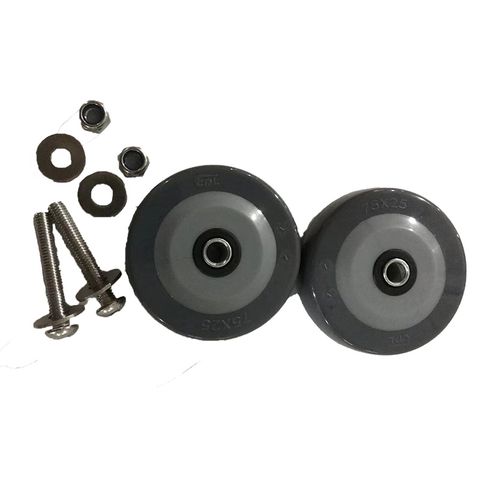 Rc1 Compact Commercial Scrubber Transport wheels 2 pcs + screws