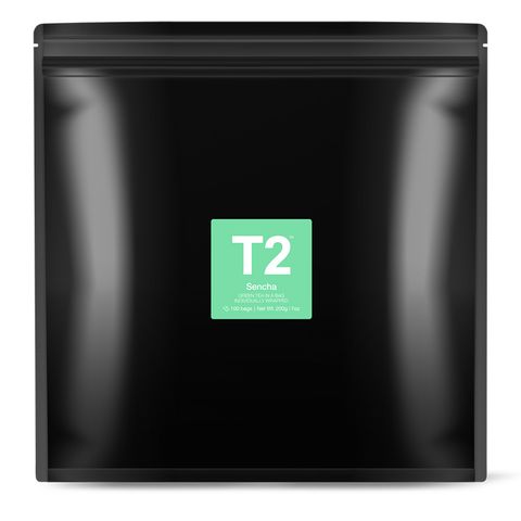 T2 Sencha Green Tea in Sachet (8 x 100) (Carton of 800)