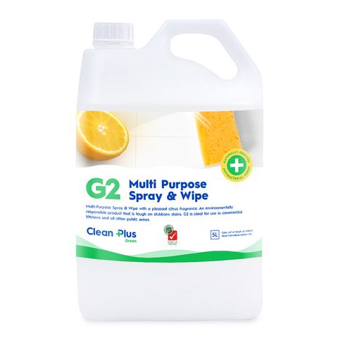 Clean Plus G2 - Multi Purpose Spray & Wipe 5L