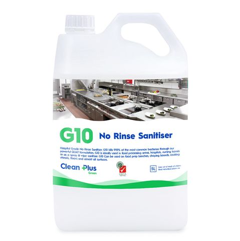 Clean Plus G10 - No Rinse Sanitiser 15L