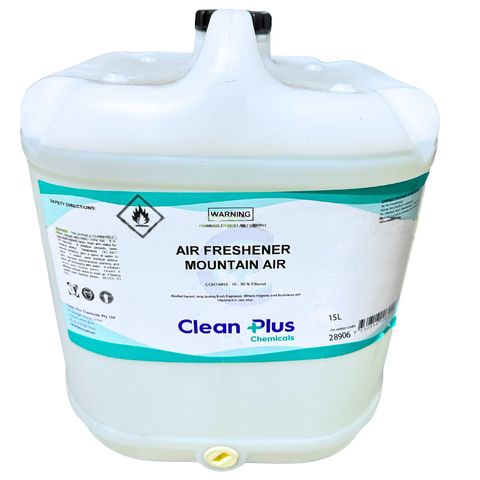 Clean Plus Air Freshener - Mountain Air (Alcohol Base) 15L