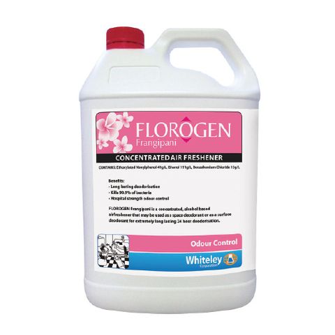 Whiteley Florogen Frangipani Alcohol Based Air Freshener 5L