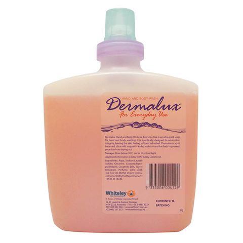 Whiteley Dermalux Everyday Hand & Body Soap 1L