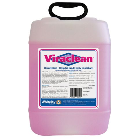 Whiteley Viraclean® Hospital Grade Disinfectant 15L