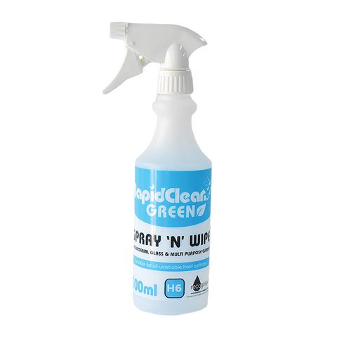 RapidClean Spray N Wipe Bottle & Trigger KIT 500ml