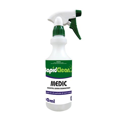 RapidClean Medic Bottle & Trigger KIT 500ml