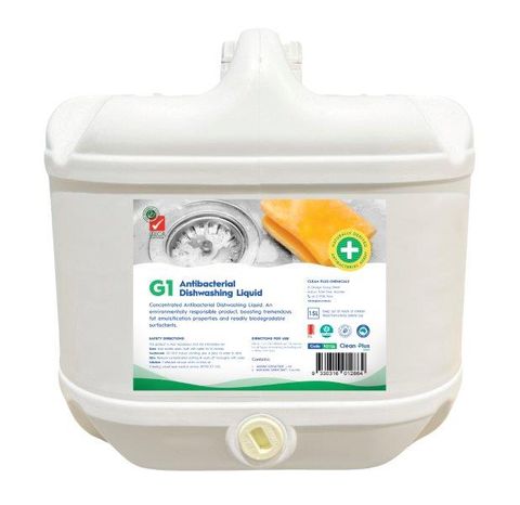 Clean Plus G1 - Antibacterial Dishwashing Liquid 15L