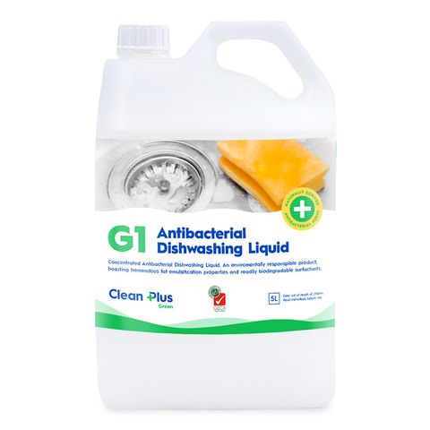 Clean Plus G1 - Antibacterial Dishwashing Liquid 5L