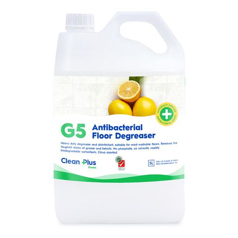 Clean Plus G5 - Antibacterial Floor Degreaser 5L