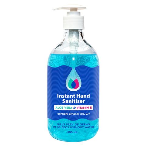 Clean Plus Instant Hand Sanitiser 500ml