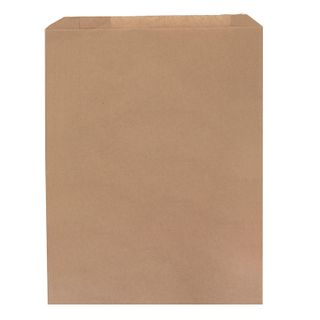 BROWN PAPER BAG 315/330 X 240MM  (500)