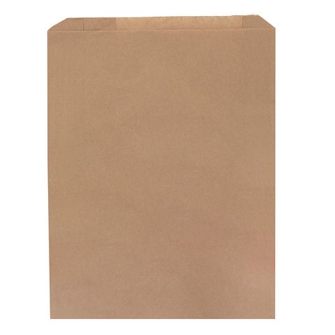 BROWN PAPER BAG 315/330 X 240MM  (500)