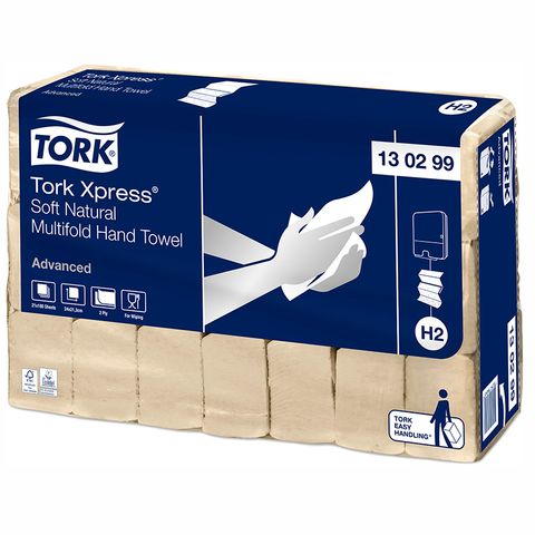 Tork Xpress Soft Natural Multifold Hand Towel 2ply Advanced H2