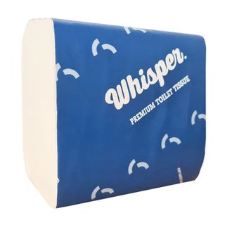 Whisper Premium 2ply Interleaved Toilet tissue 250 sheets x 36 packs