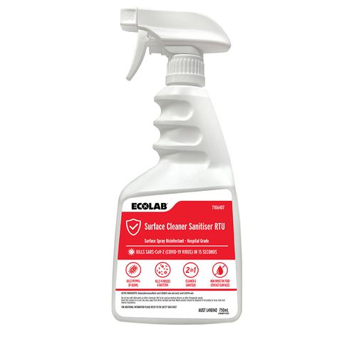 Ecolab Surface Cleaner Sanitiser RTU 6x750ml