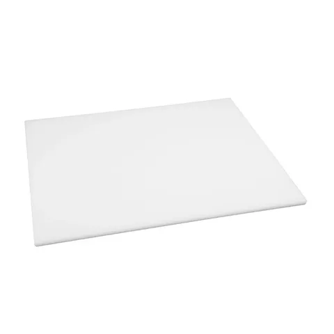 EDLP - Hygiplas Low Density Chopping Board White - 18x12x1/2"