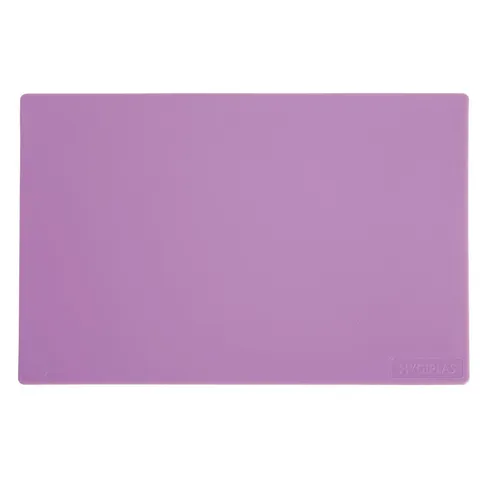 EDLP - Hygiplas LDPE Chopping Board Purple - 450x300x10mm 17 3/4x12x1/2"