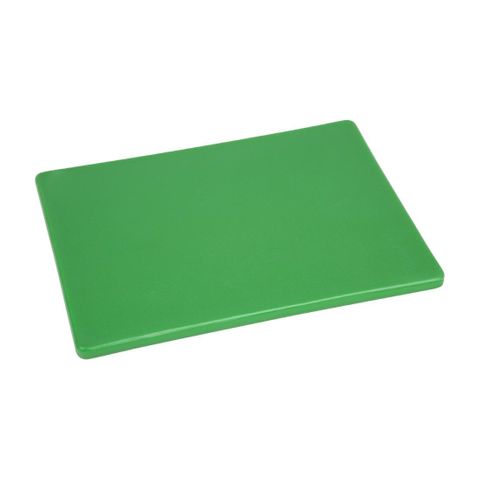 EDLP - Hygiplas Low Density Chopping Board Green - 18x12x1/2"