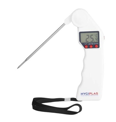 EDLP - Hygiplas EasyTemp Probe Thermometer White - Bakery & Dairy