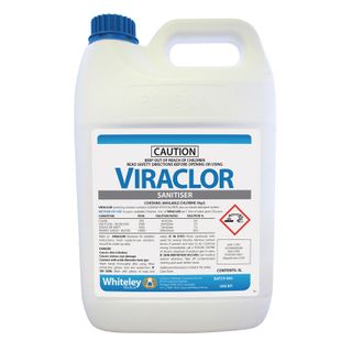 Whiteley Viraclor Chlorine Sanitiser 5L