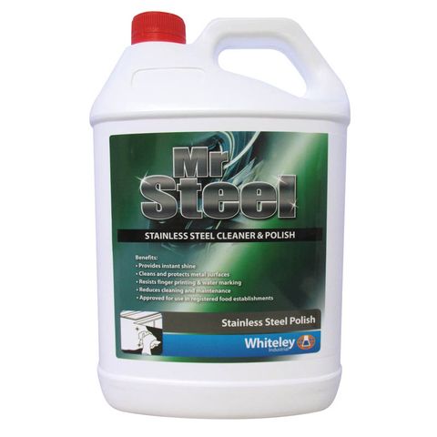 Whiteley Mr Steel Stainless Steel Cleaner & Polish 5L