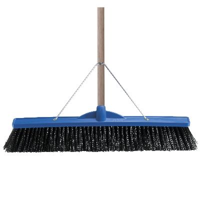 164736 B-12142FB 600mm Ex/Stiff Broom + Bracket