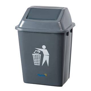 165369 BB-20FGY Flip Bin Grey 20L