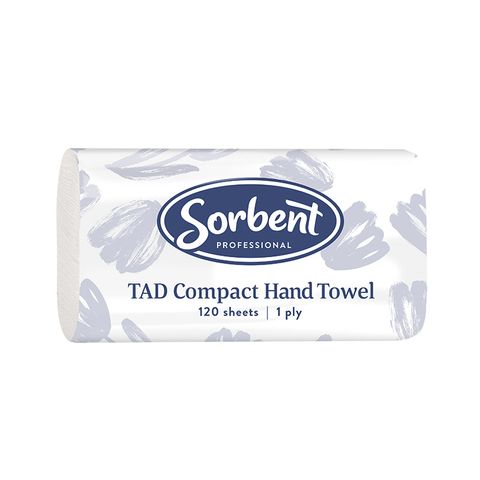 Sorbent Professional TAD Compact Hand Towel 1 Ply 120 Sheets