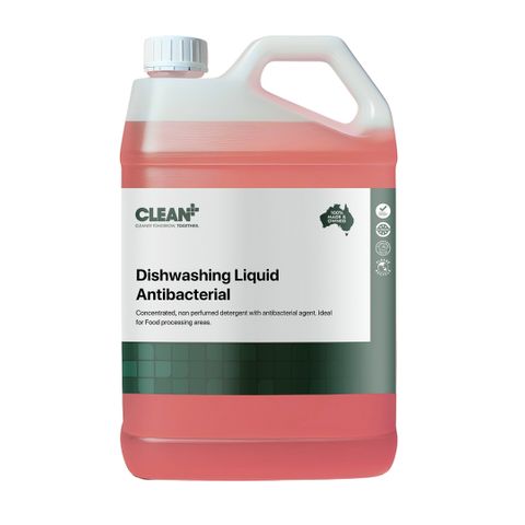 Clean Plus Dishwashing Liquid - Anti-Bacterial 5L