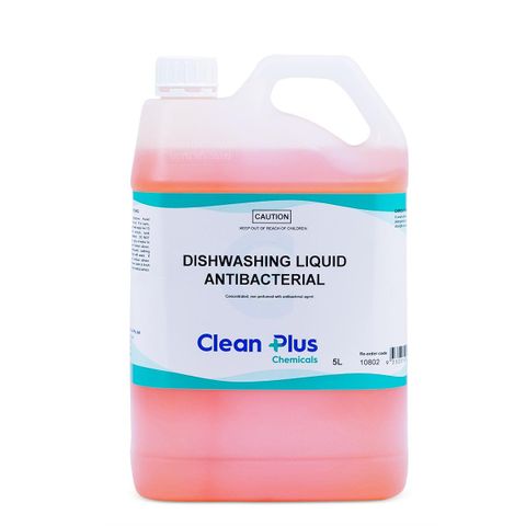 Clean Plus Dishwashing Liquid - Anti-Bacterial 5L