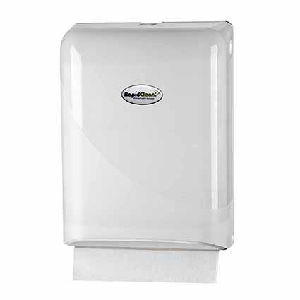 RapidClean Dispenser White Pearl Ultraslim