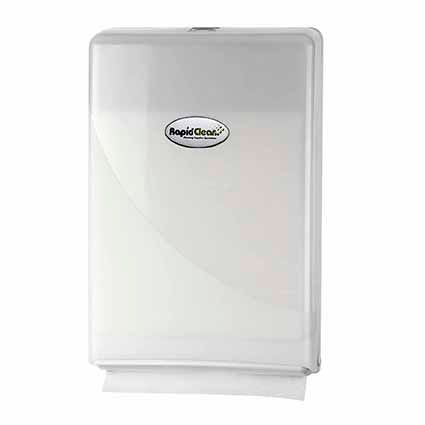 RapidClean Dispenser White Pearl Compact