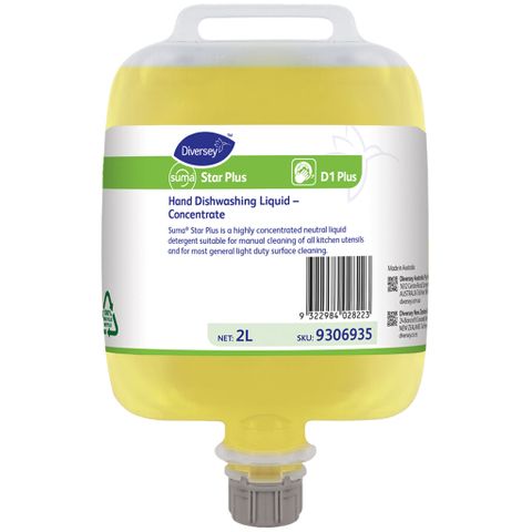 Diversey SUMA STAR PLUS D1 PLUS 2L