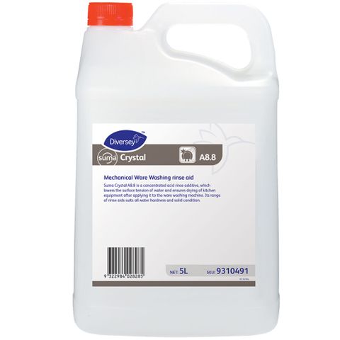 Diversey SumaCrystal A8.8 concentrated acid rinse additive 5L