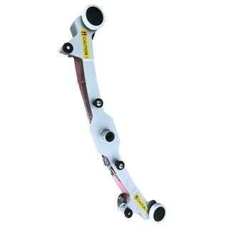 Rc1 Compact Commercial Scrubber Squeegee complete, swivel wheels, bumping wheels, RED rubber and all nuts SET